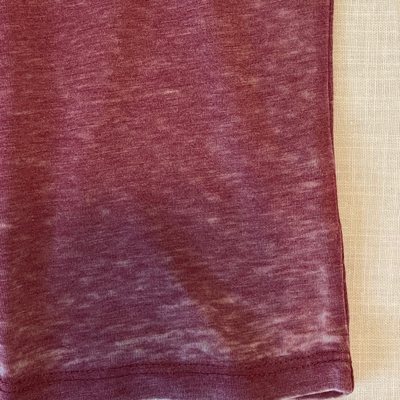 Ladies burgundy t-shirt - Picture 5 of 5